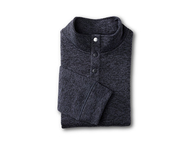 Royal Class Men's Marled Fleece Top