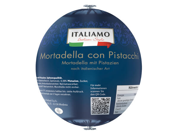 Mortadella con Pistacchi