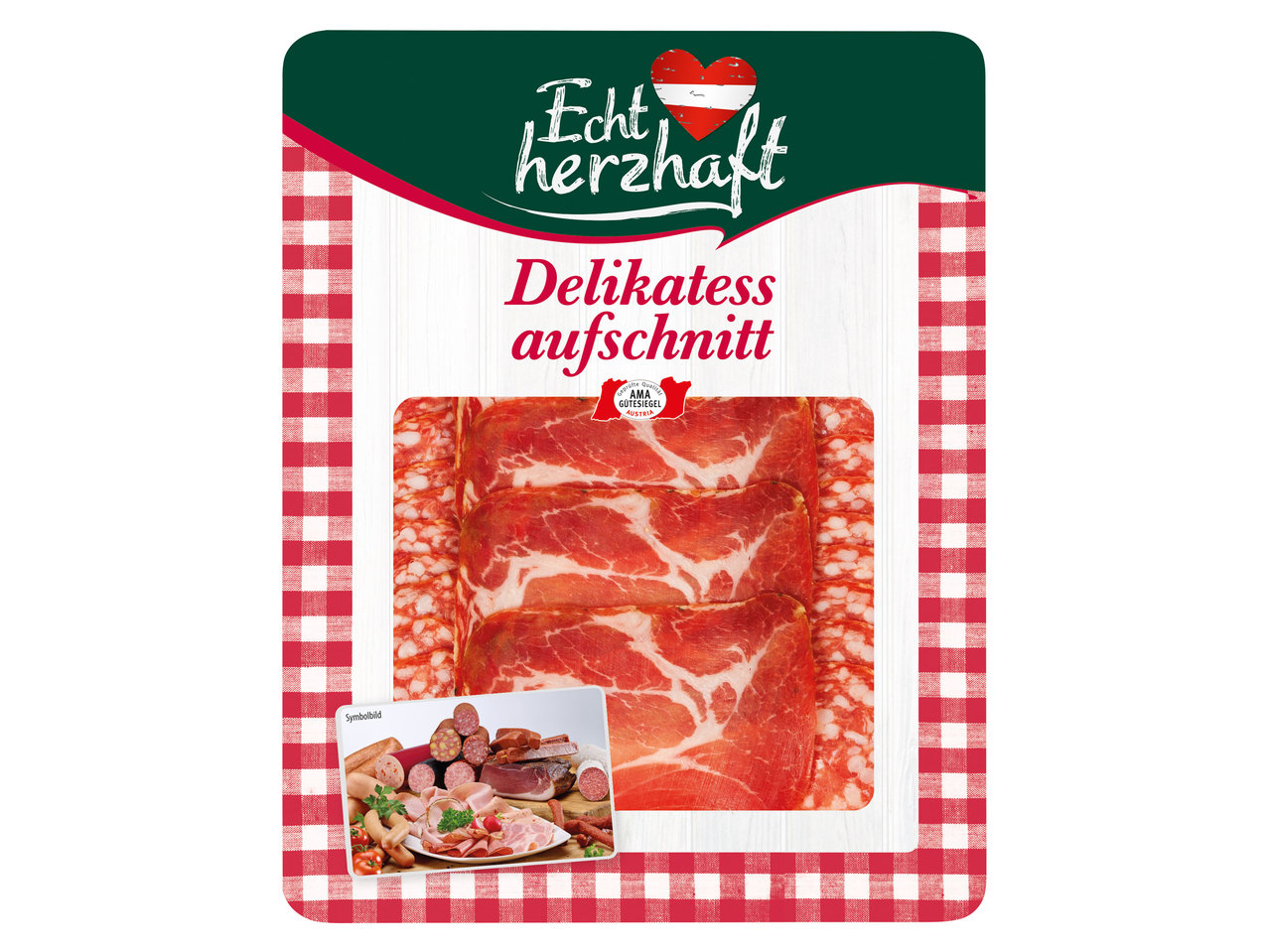 ECHT HERZHAFT Delikatessaufschnitt