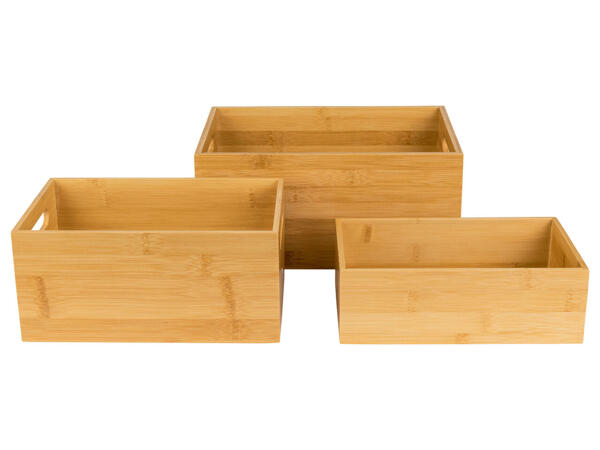Bamboo Storage Boxes