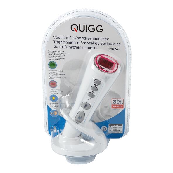 QUIGG(R) 				Digitale koortsthermometer
