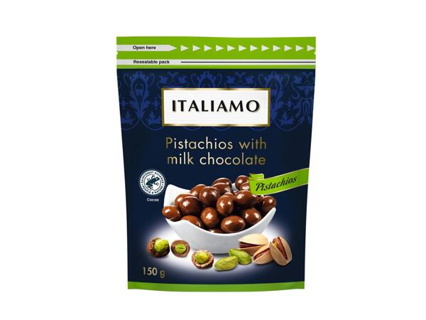 Pistachios with Milk Chocolate