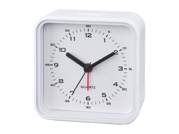 Tronic White Alarm Clock