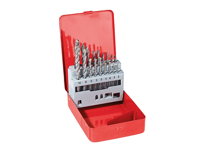 Powerfix Wood & Masonry Or Hss Steel Drill Bit Set - Lidl - Great 