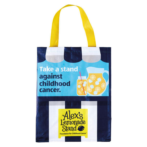 ALDI Alex's Lemonade Stand Foundation Recycled Eco Bag