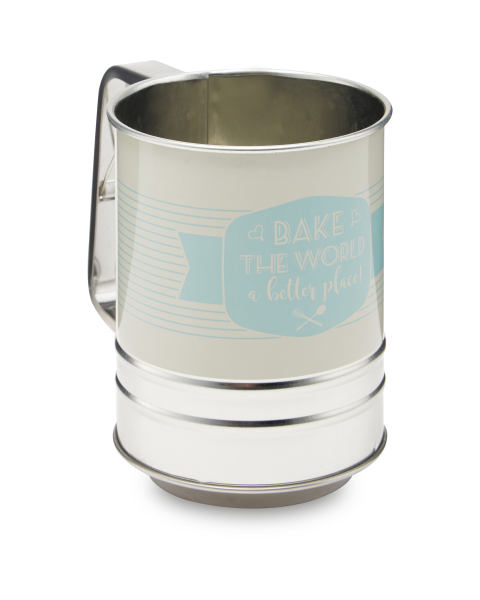 Crofton Cream Stripe Flour Sifter