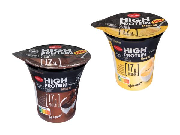Mousse riche en protéines