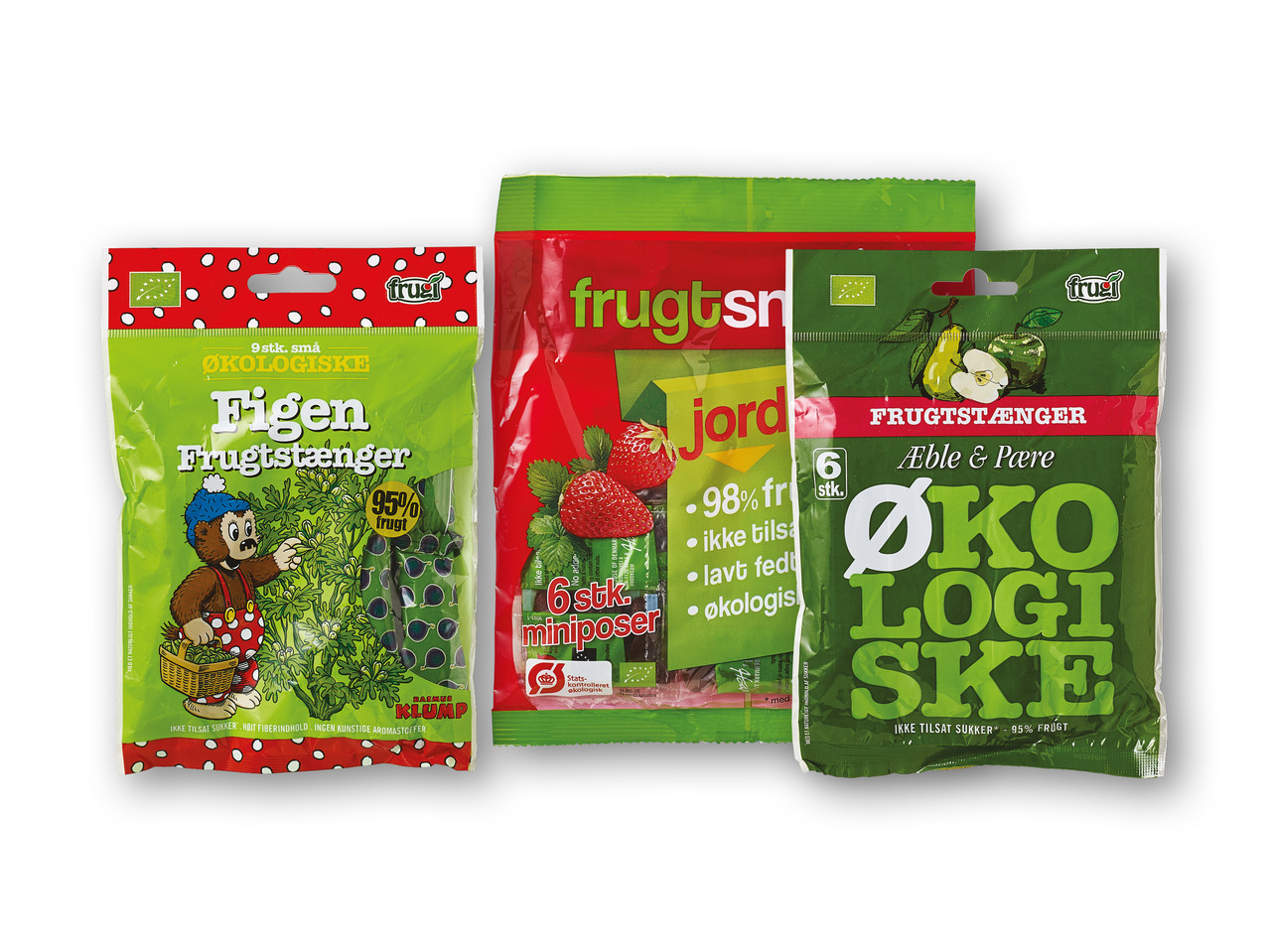 HOUSE OF DENMARK Økologiske frugtstænger og snacks