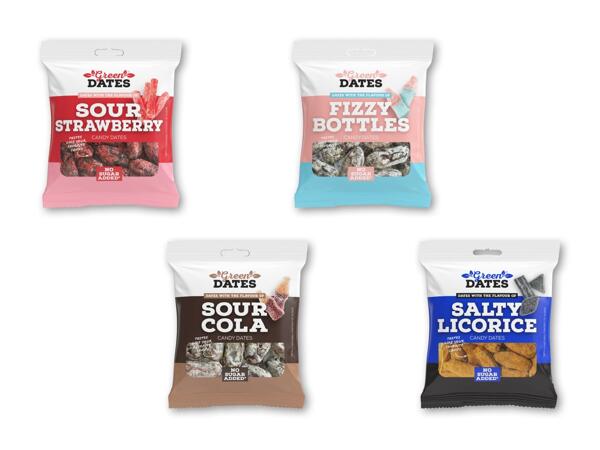 GREEN DATES Candy Dates