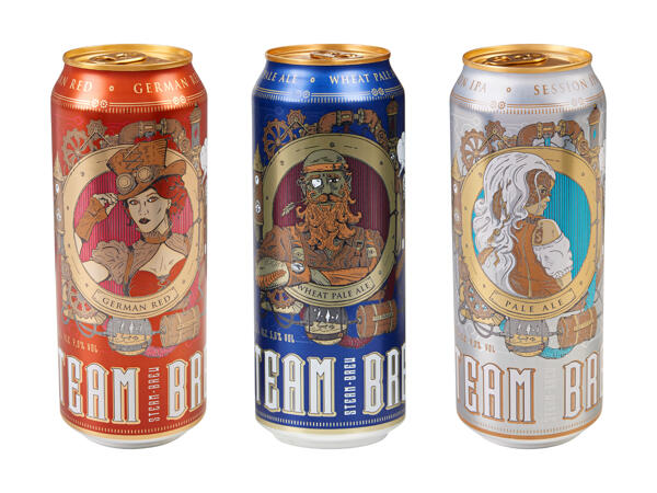 Bière artisanale Steam Brew (uniquement en Suisse romande et au Tessin)