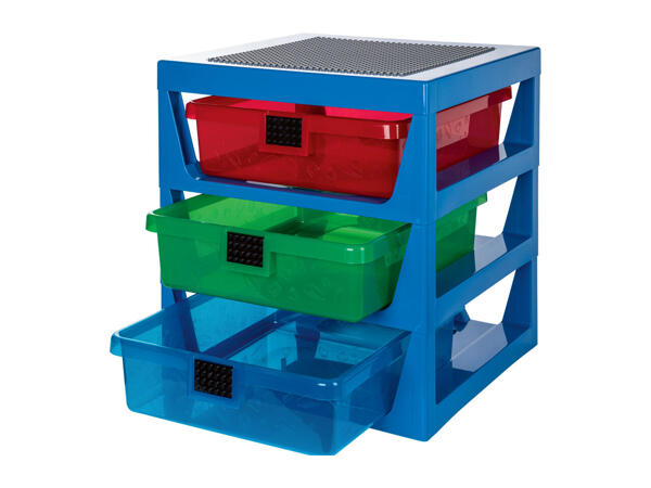 LEGO(R) 3-Drawer Storage Rack