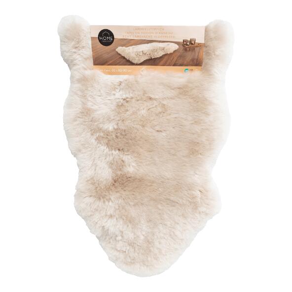 HOME CREATION(R) Carpette en laine d'agneau