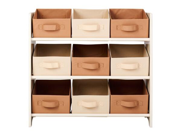 Kids' storage shelves