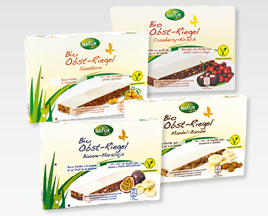 Barres aux fruits bio NATUR AKTIV
