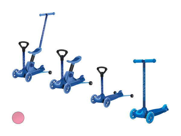 Monopattino a tre ruote 4 in 1