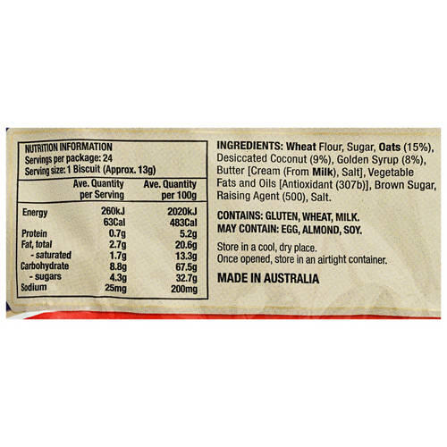 Anzac Biscuits 300g
