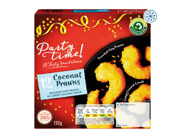 Partytime Prawns in a Crispy Coating assorted