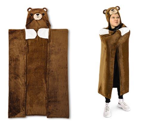 Huntington Home 
 Hooded Plush Throw