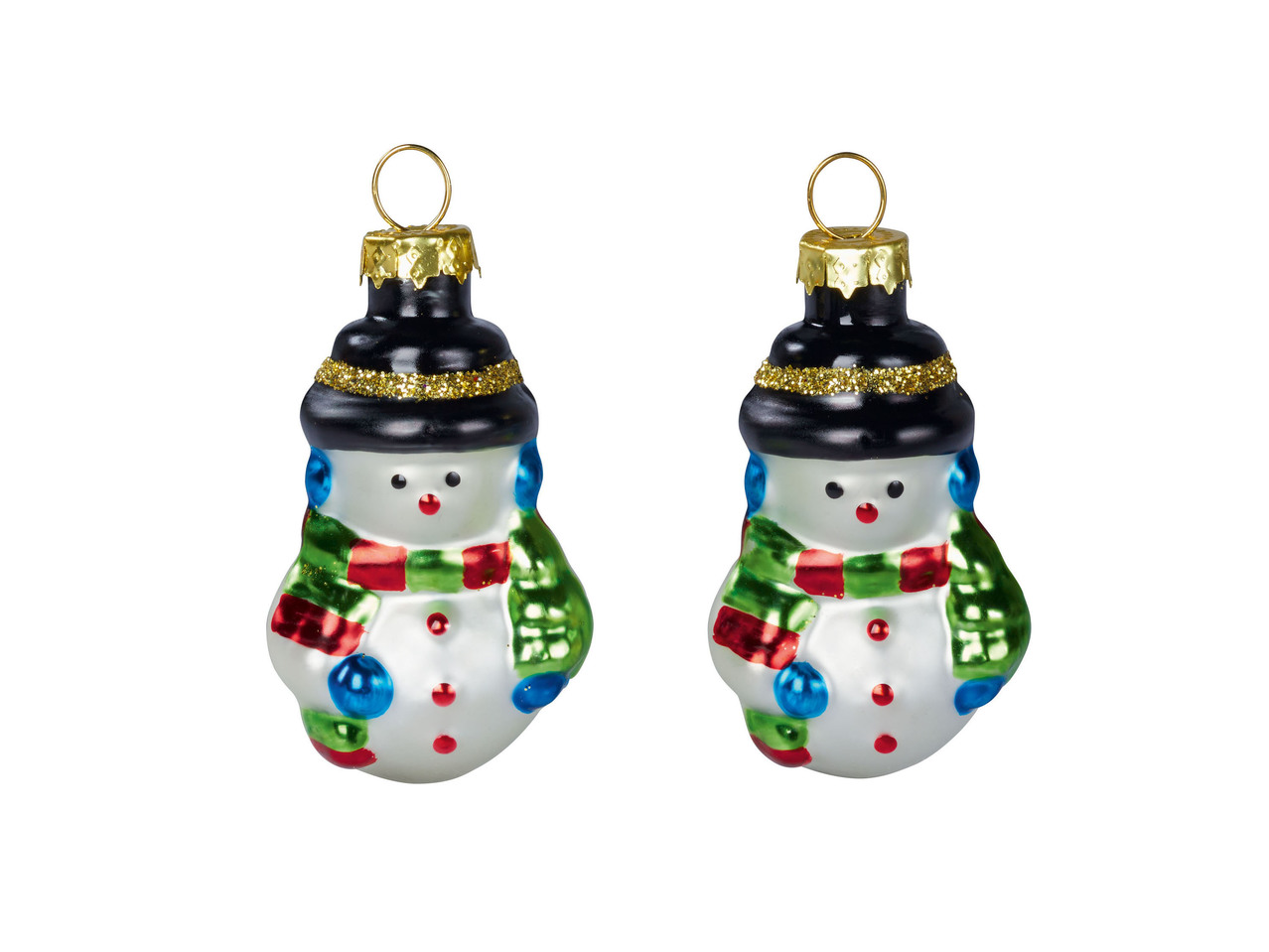Christmas Tree Glass Decorations 1 or 2 pieces