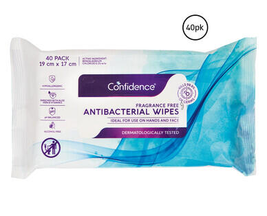Antibacterial Wipes 40pk