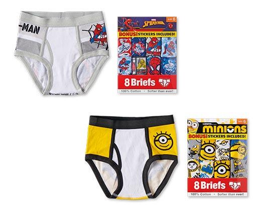 Licensed Childrens Character Underwear