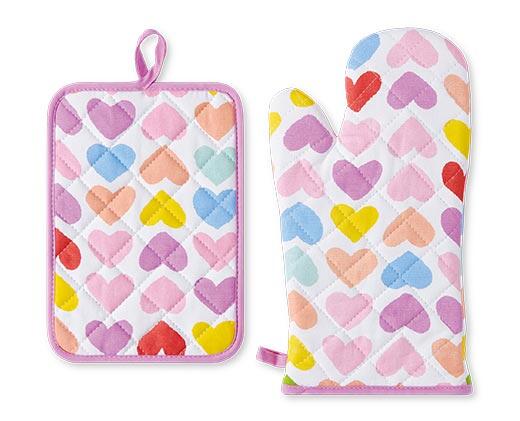 Huntington Home 2 Pack Towel or Oven Mitt/Pot Holder Set