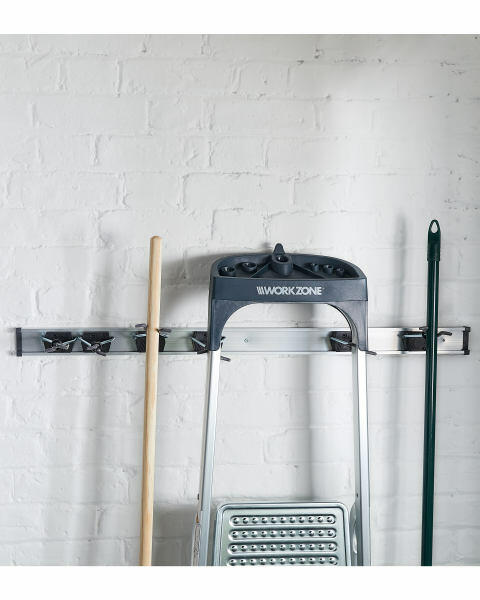 7-Hook Rail Tool Wall Holder