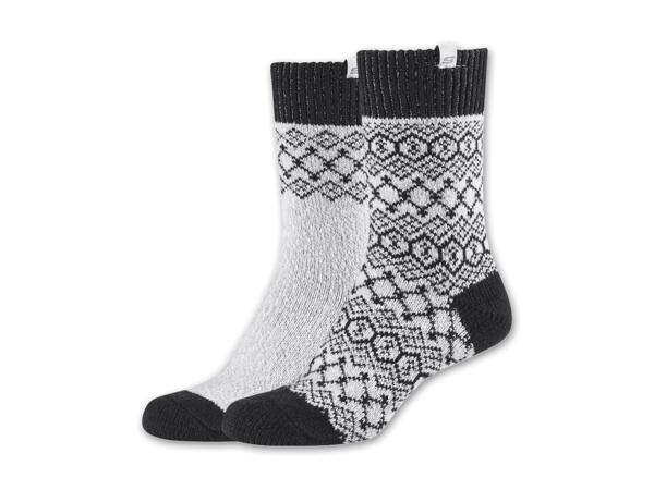 Damen Kuschelsocken, 2 Paar