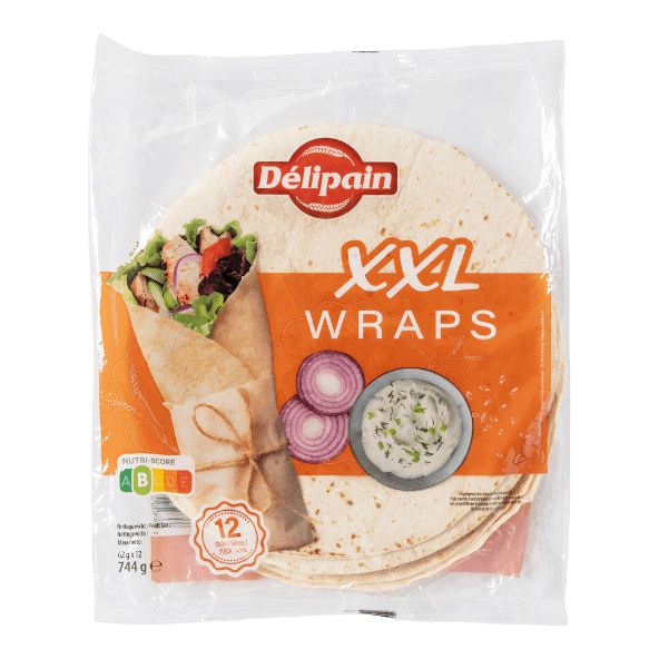 DÉLIPAIN(R) 				Wraps, 12 pcs