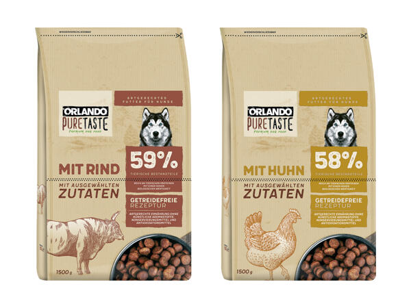Aliments secs pour chiens Pure Taste
