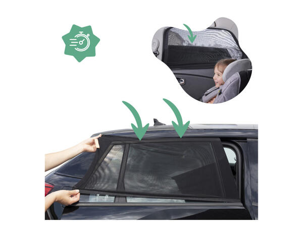 Sada slunečních clon do auto, 2dílná