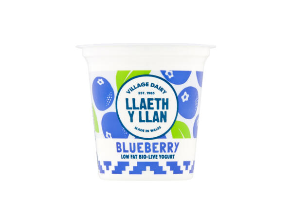 Llaeth Y Llan Low Fat Fruit Yogurt Blueberry