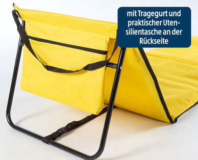 ADVENTURIDGE Camping-/Strandmatte mit Rückenlehne