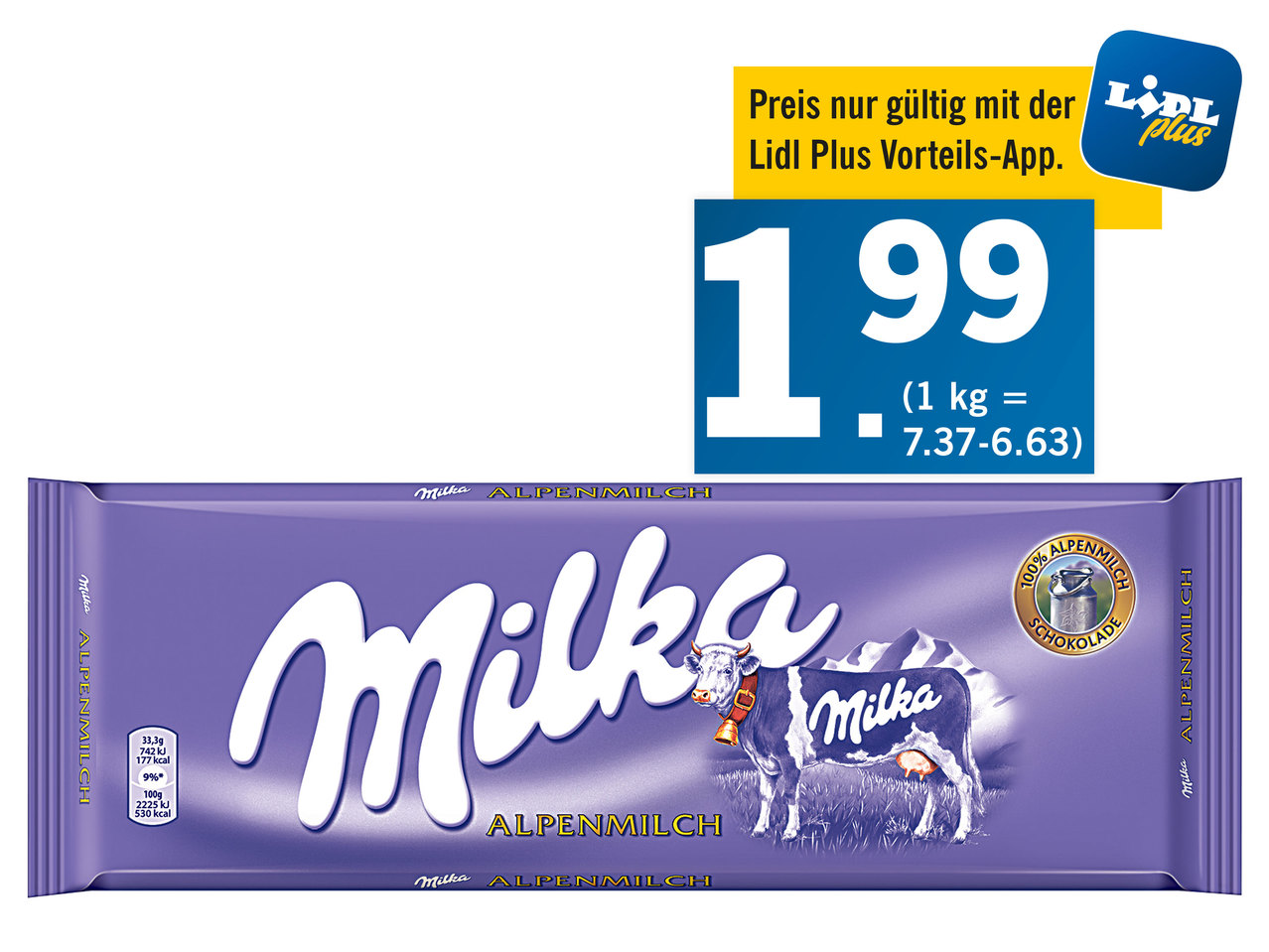 MILKA Tafelschokolade
