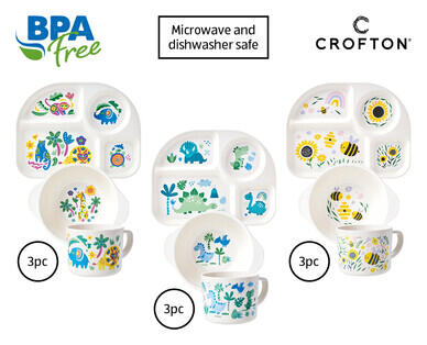 Children's Dinner Set 3pc or Nesting Containers 3pc