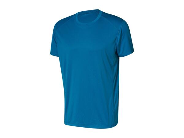 Crivit Men's Short Sleeve Sports Top - Blue