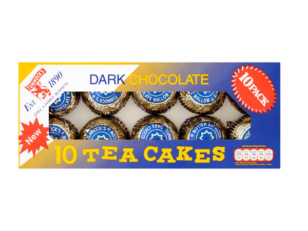 Tunnock's 10 Dark Chocolate Tea Cakes
