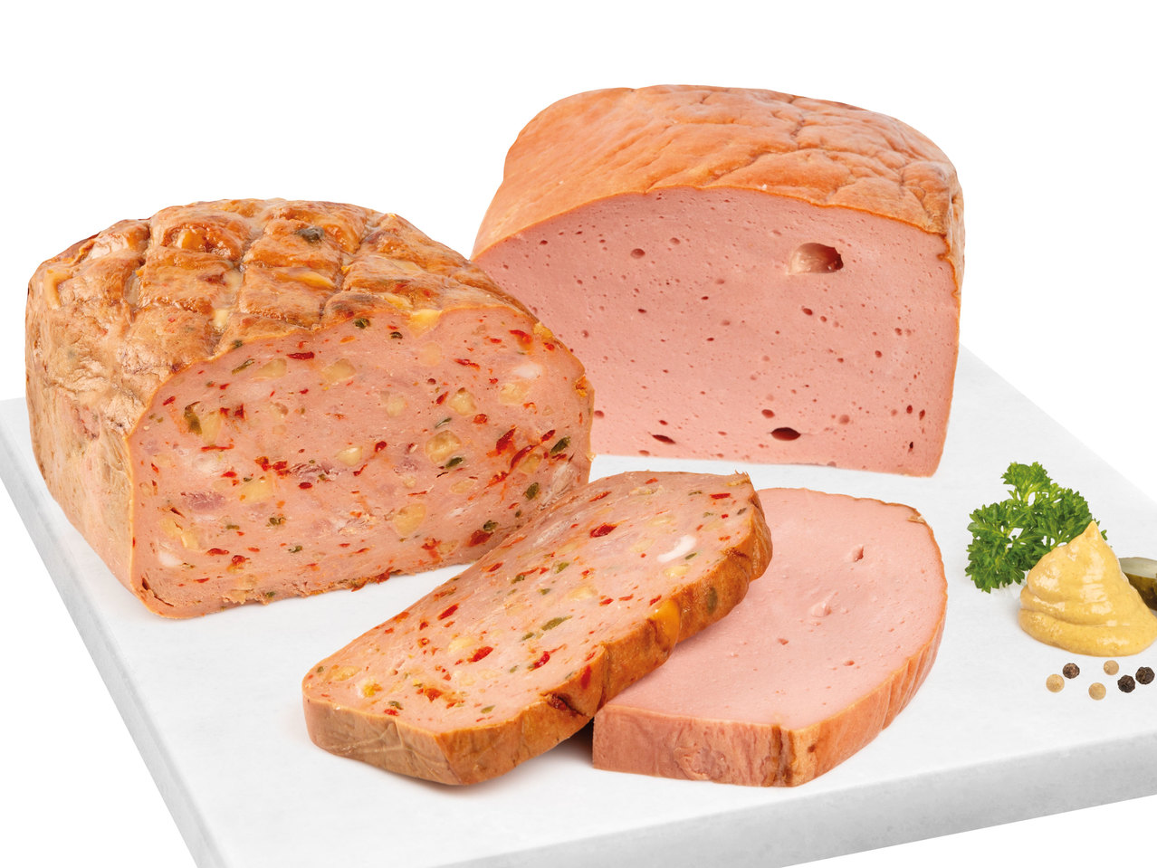 ECHT HERZHAFT Leberkäse mit Backkruste oder Pizza-Leberkäse