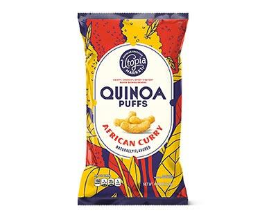 Utopia Market 
 African Curry or Yogurt Cucumber Quinoa Puffs