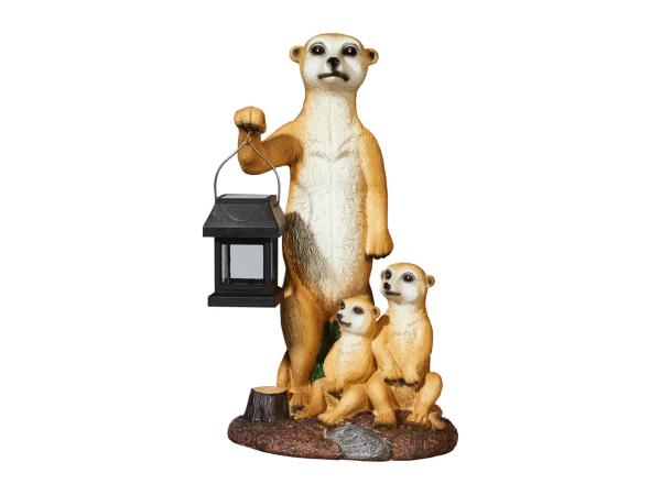 Livarno Home Decorative Solar-Powered Light - Meerkats