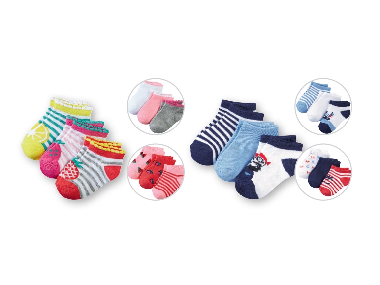 LUPILU(R) Baby Girls' or Boys' Trainer Socks