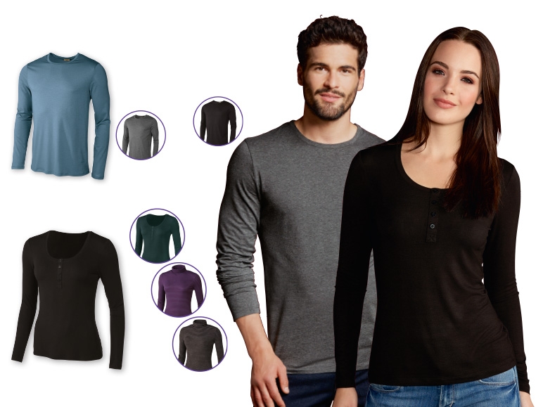 Men's or Ladies' Thermal Long-Sleeved Top