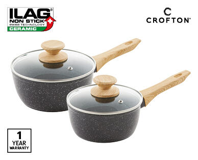 Ceramic Saucepan 2pk