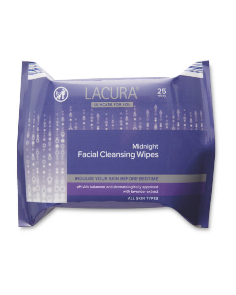 Lacura Midnight Face Wipes