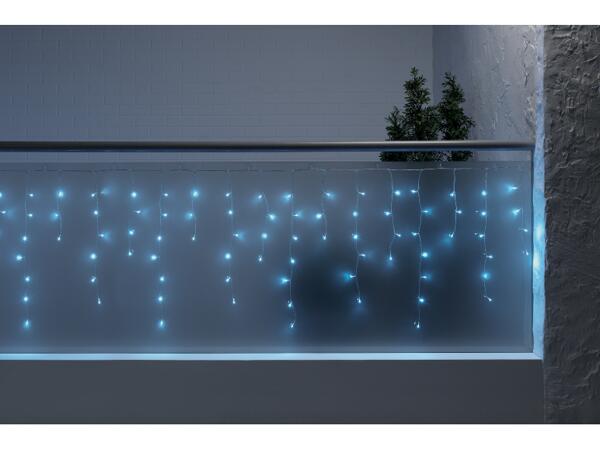 Světelný LED závěs, 200 LED, 6 m