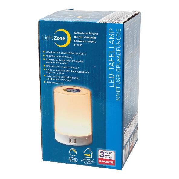 LIGHT ZONE(R) 				LED-Tischlampe