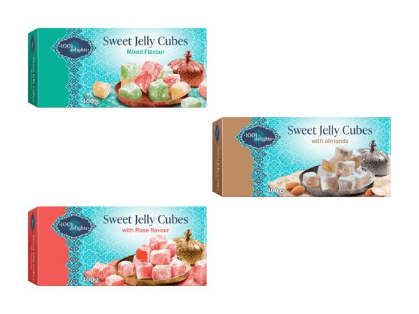 Cubes de gelée