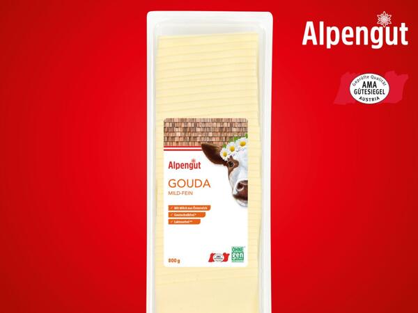 Gouda in Scheiben