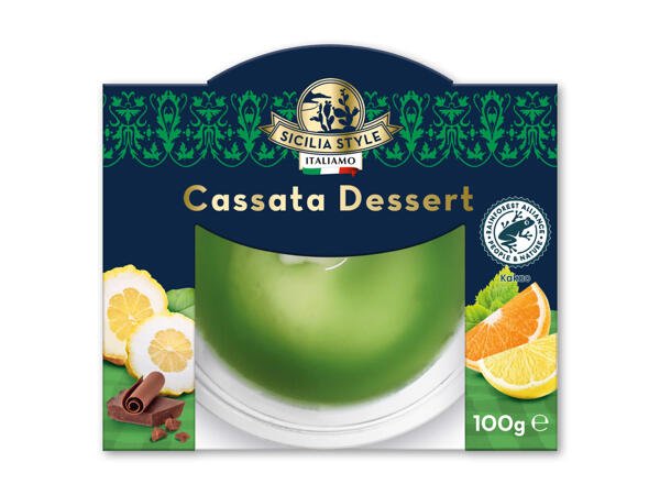 Dessert med ricottacreme