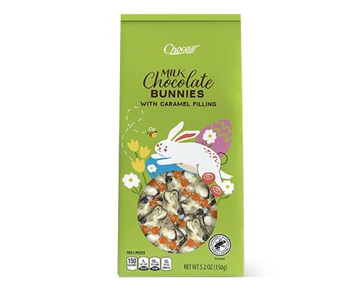 Choceur Filled Bunnies Caramel, Milk Cream, or Raspberry